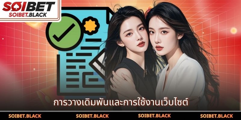 การวางเดิมพันและการใช้งานเว็บไซต์